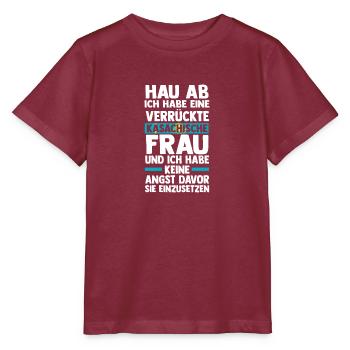 Kazakhstan Kazakhstan - T-shirt bio MINI CREATOR Stanley/Stella Enfant - bordeaux - Devant - Kain (125cm)