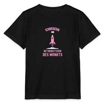 Schneiderin Mitarbeiterin des Monats Schneiderei - Stanley/Stella Kinder T-Shirt MINI CREATOR  - Schwarz - Vorne - Mikhail (115cm)