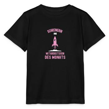 Beste Schreinerin Mitarbeiterin des Monats - Stanley/Stella Kinder T-Shirt MINI CREATOR  - Schwarz - Vorne - Mikhail (115cm)