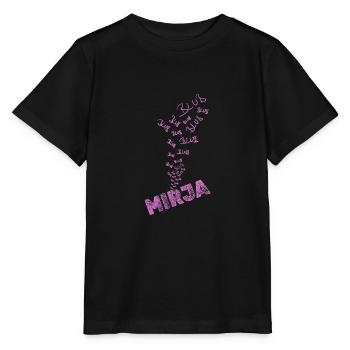 Blubbern für Mirja Wasser Wassersport - Stanley/Stella Kinder T-Shirt MINI CREATOR  - Schwarz - Vorne - Mikhail (115cm)