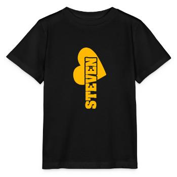 Gold Steven - Stanley/Stella Kinder T-Shirt MINI CREATOR  - Schwarz - Vorne - Mikhail (115cm)