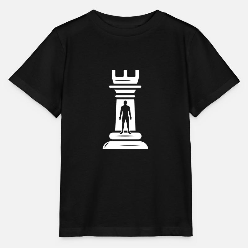 pièce d’échiquier d’échiquier de échiquier de échiqui - T-shirt bio MINI CREATOR Stanley/Stella Enfant - noir