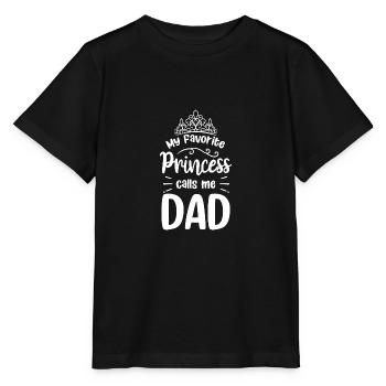 Birthday Queen Daughter Dad Shirt Daddy Of A - Stanley/Stella MINI CREATOR Kids’ T-Shirt - black - Front - Mikhail (115cm)