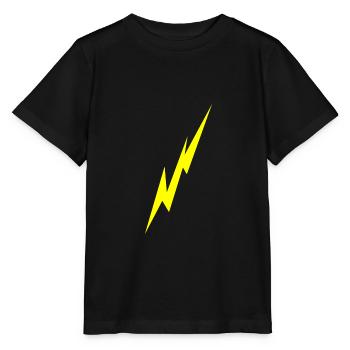 Éclair - T-shirt bio MINI CREATOR Stanley/Stella Enfant - noir - Devant - Mikhail (115cm)