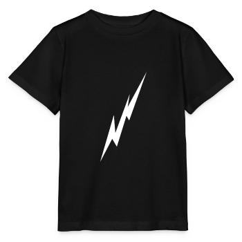 Éclair - T-shirt bio MINI CREATOR Stanley/Stella Enfant - noir - Devant - Mikhail (115cm)