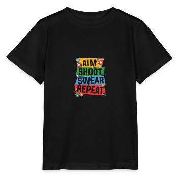 Billiards Pool Billiards Billiards Ball Billiards Cook 8Ball - Stanley/Stella MINI CREATOR Kids’ T-Shirt - black - Front - Mikhail (115cm)