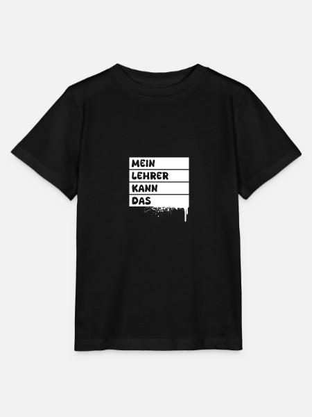 Geschenk für Lehrer - Stanley/Stella Kinder T-Shirt MINI CREATOR - Schwarz