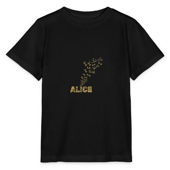 Cadeau pour Alice - T-shirt bio MINI CREATOR Stanley/Stella Enfant - noir - Devant - Mikhail (115cm)