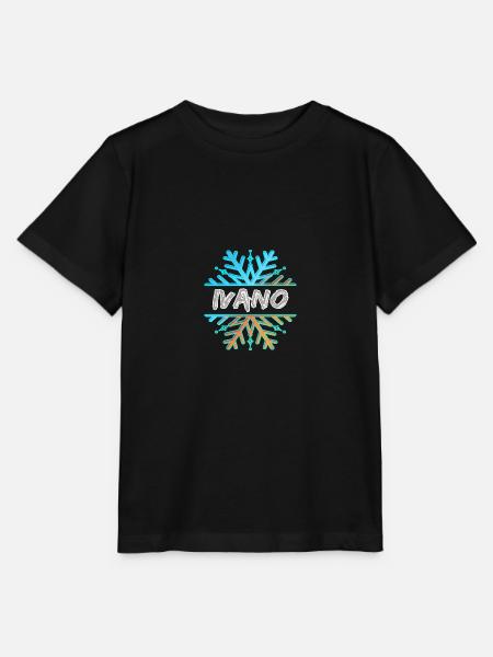Geschenk für Ivano - Stanley/Stella Kinder T-Shirt MINI CREATOR - Schwarz