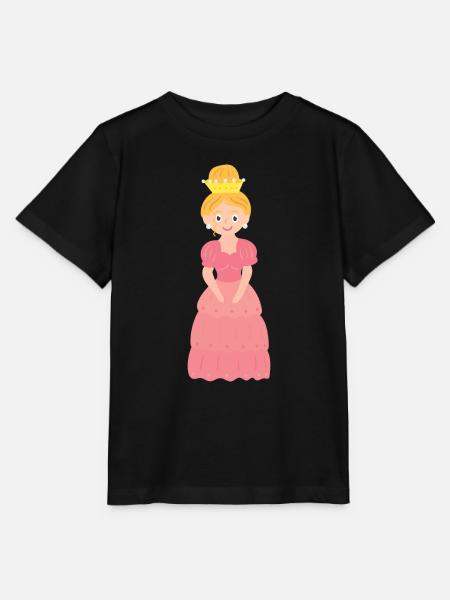 Prinzessin - Stanley/Stella Kinder T-Shirt MINI CREATOR  - Schwarz