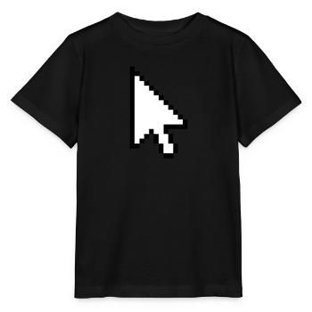 Pixel Mauszeiger - Stanley/Stella Kinder T-Shirt MINI CREATOR  - Schwarz - Vorne - Mikhail (115cm)