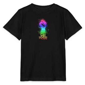 gay pride,pride,rainbow,LGBT - Stanley/Stella MINI CREATOR Kids’ T-Shirt - black - Front - Mikhail (115cm)