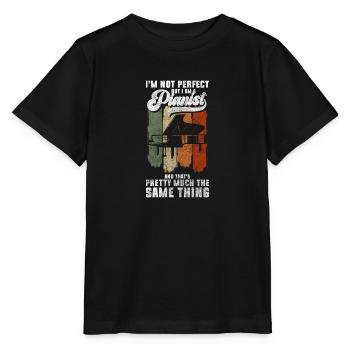 Pianist Classical Pianist - Stanley/Stella MINI CREATOR Kids’ T-Shirt - black - Front - Mikhail (115cm)