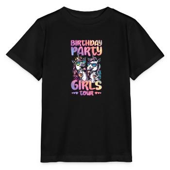 Visite des filles d’anniversaire - T-shirt bio MINI CREATOR Stanley/Stella Enfant - noir - Devant - Mikhail (115cm)