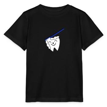 Zahnpflege - Stanley/Stella Kinder T-Shirt MINI CREATOR  - Schwarz - Vorne - Mikhail (115cm)