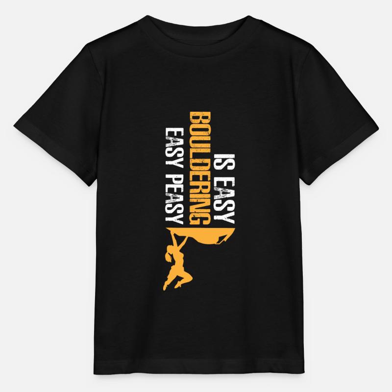 Bouldern - Stanley/Stella Kinder T-Shirt MINI CREATOR  - Schwarz