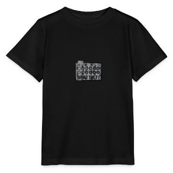 What The F? Blende Witz für Fotograf - Stanley/Stella Kinder T-Shirt MINI CREATOR  - Schwarz - Vorne - Mikhail (115cm)
