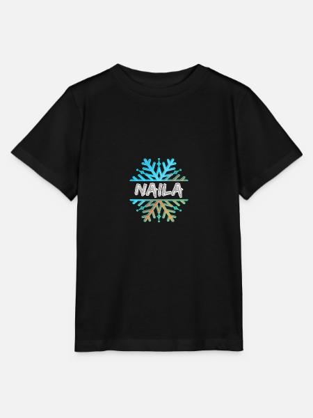 Naila Naila - Stanley/Stella Kinder T-Shirt MINI CREATOR - Schwarz