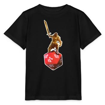 DiceHeroes_Barbarian3 - Stanley/Stella Kinder T-Shirt MINI CREATOR  - Schwarz - Vorne - Mikhail (115cm)