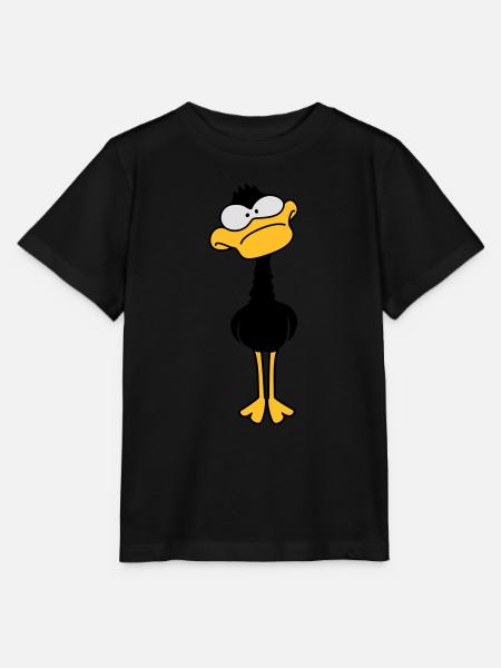 Funny Duck - Stanley/Stella MINI CREATOR Kids’ T-Shirt - black