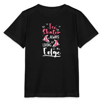 Eisläufer Schlittschuhe Eishockey - Stanley/Stella Kinder T-Shirt MINI CREATOR  - Schwarz - Vorne - Mikhail (115cm)