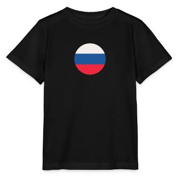 Russie - T-shirt bio MINI CREATOR Stanley/Stella Enfant - noir - Devant - Mikhail (115cm)