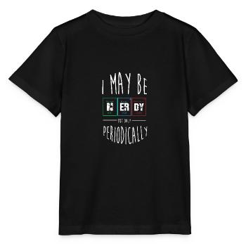Tableau périodique - T-shirt bio MINI CREATOR Stanley/Stella Enfant - noir - Devant - Mikhail (115cm)