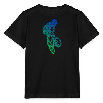 Vélo bmx vélo bmx Femmes Hommes bmx garçons - T-shirt bio MINI CREATOR Stanley/Stella Enfant - noir - Devant - Mikhail (115cm)