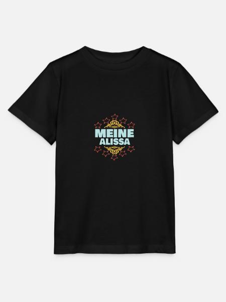 Alissa als Mädchen - Stanley/Stella Kinder T-Shirt MINI CREATOR  - Schwarz