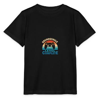 Erstklässler 1. Klasse Einschulung Junge Geschenk - Stanley/Stella Kinder T-Shirt MINI CREATOR  - Schwarz - Vorne - Mikhail (115cm)
