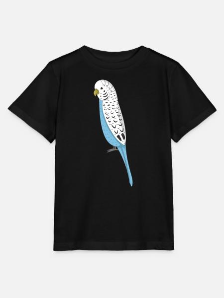 Wellensittich - Stanley/Stella Kinder T-Shirt MINI CREATOR  - Schwarz