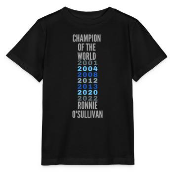 Ronnie O'sullivan World Titles - Stanley/Stella MINI CREATOR Kids’ T-Shirt - black - Front - Mikhail (115cm)