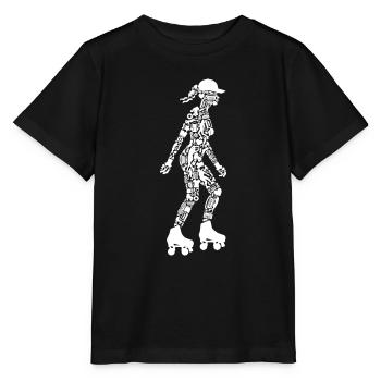 Roller Skating Girls Roller Skating Roller Skates - Stanley/Stella MINI CREATOR Kids’ T-Shirt - black - Front - Mikhail (115cm)