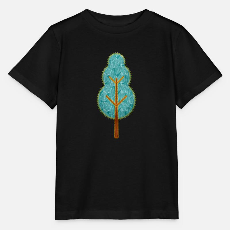 tree - Stanley/Stella MINI CREATOR Kids’ T-Shirt - black