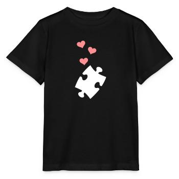 Puzzle - T-shirt bio MINI CREATOR Stanley/Stella Enfant - noir - Devant - Mikhail (115cm)