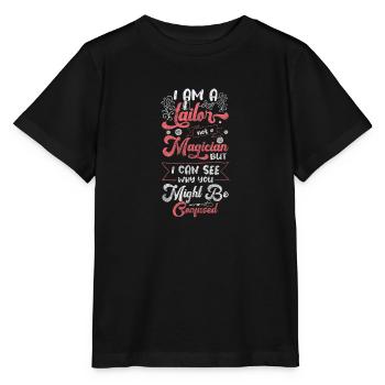 Clothing, Profession, Sewing, Crochet - Stanley/Stella MINI CREATOR Kids’ T-Shirt - black - Front - Mikhail (115cm)