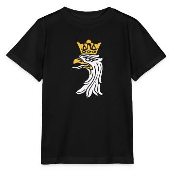 Polen Landesfarben Flagge Heimat Tradition - Stanley/Stella Kinder T-Shirt MINI CREATOR  - Schwarz - Vorne - Mikhail (115cm)