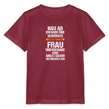 Espagnols Espagne - T-shirt bio MINI CREATOR Stanley/Stella Enfant - bordeaux - Devant - Kain (125cm)