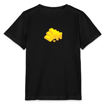 Gold, Geld - Stanley/Stella Kinder T-Shirt MINI CREATOR  - Schwarz - Vorne - Mikhail (115cm)