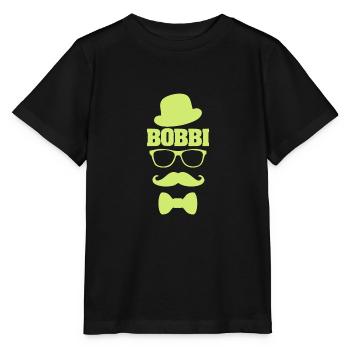 First name Bobbi - Stanley/Stella MINI CREATOR Kids’ T-Shirt - black - Front - Mikhail (115cm)