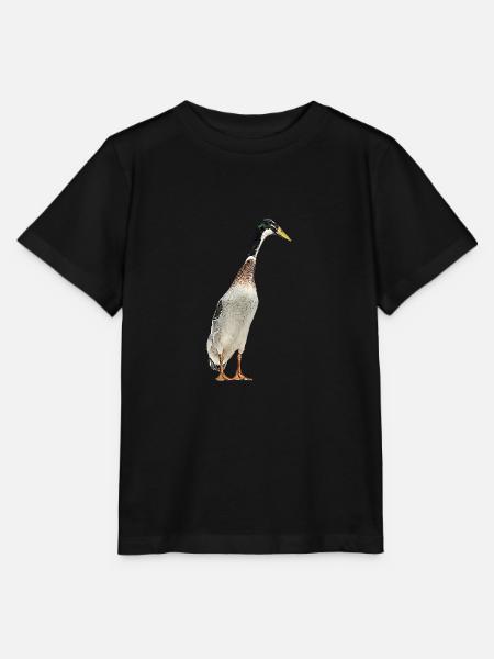 Laufente Geflügel Geschenk Ente Entenbesitzer - Stanley/Stella Kinder T-Shirt MINI CREATOR - Schwarz