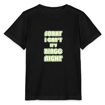 Bingo - Stanley/Stella Kinder T-Shirt MINI CREATOR  - Schwarz - Vorne - Mikhail (115cm)