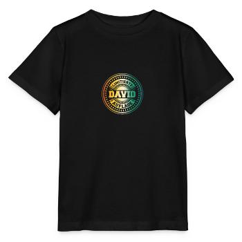 David - Stanley/Stella Kinder T-Shirt MINI CREATOR  - Schwarz - Vorne - Mikhail (115cm)