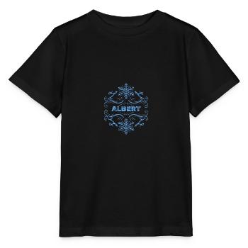 Geschenk für Albert - Stanley/Stella Kinder T-Shirt MINI CREATOR  - Schwarz - Vorne - Mikhail (115cm)