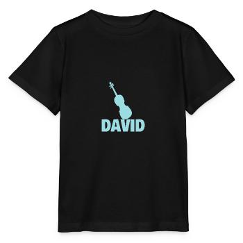 Bratsche David - Stanley/Stella Kinder T-Shirt MINI CREATOR  - Schwarz - Vorne - Mikhail (115cm)