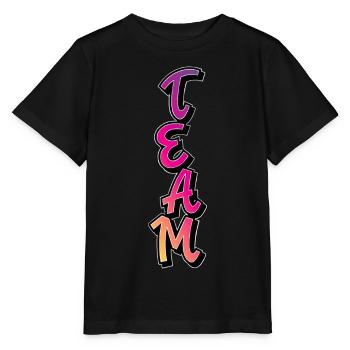 Équipe - T-shirt bio MINI CREATOR Stanley/Stella Enfant - noir - Devant - Mikhail (115cm)