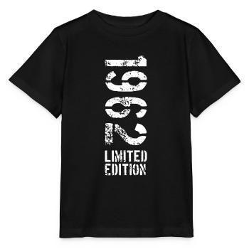 Limited Edition 1962 - 60. Geburtstag Used Look - Stanley/Stella Kinder T-Shirt MINI CREATOR  - Schwarz - Vorne - Mikhail (115cm)