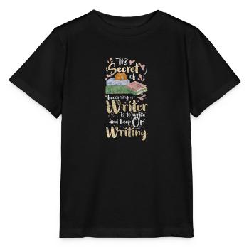 Écrivain Écriture Fantasy Profession - T-shirt bio MINI CREATOR Stanley/Stella Enfant - noir - Devant - Mikhail (115cm)
