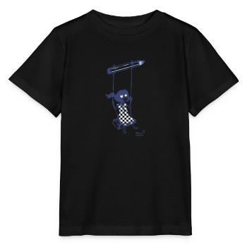 crayon & liberté - T-shirt bio MINI CREATOR Stanley/Stella Enfant - noir - Devant - Mikhail (115cm)