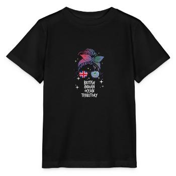 British Indian Ocean Territory - Stanley/Stella MINI CREATOR Kids’ T-Shirt - black - Front - Mikhail (115cm)